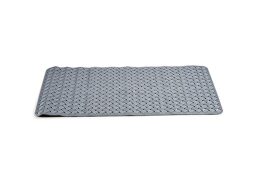 Αντιολισθητικό Ορθογώνιο Πλαστικό Πατάκι για το Ντους σε Γκρι χρώμα, 78x38x0.03 cm, Bath mat