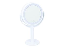 Καθρέφτης Μακιγιάζ Led Στρογγυλός σε Λευκό Χρώμα, 16873