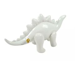 Κεραμικός Κουμπαράς Δεινόσαυρος σε Λευκό Χρώμα, 34 cm, 73188
