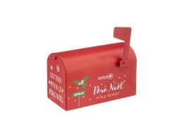 Χριστουγεννιάτικο Γραμματοκιβώτιο σε Κόκκινο Χρώμα, 20x10x13 cm, Mail Box