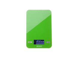 Sogo Ψηφιακή ζυγαριά κουζίνας, σε πράσινο χρώμα, 21x13.3x1.4 cm, BAC-SS-3960G