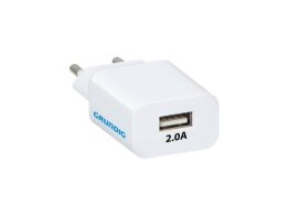 Grundig Φορτιστής Αντάπτορας Πρίζας Universal με Θύρα USB σε Λευκό χρώμα, 26594