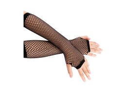 Γυναικεία γάντια δίχτυ σε μαύρο χρώμα, με μήκος 20cm, 10x10x2 cm
