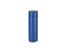 Kinvara Μπουκάλι Θερμός 400ml για ροφήματα από ανοξείδωτο ατσάλι, με Led Οθόνη, 7x7x24 cm Μπλε