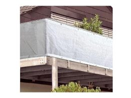 Germa Shape Up Camisol Σκίαστρο για το Mπαλκόνι ή την Bεράντα με Σετ Δεματικά 500x90 cm Λευκό