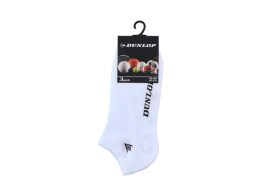 Dunlop Σετ αθλητικές ανδρικές κάλτσες, 3 ζευγάρια σε λευκό χρώμα, 23x2x8 cm, Sport socks 43-46