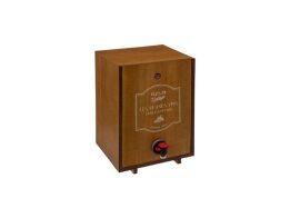 Διανεμητής κρασιού για ασκό χωρητικότητας 5L, ξύλινος, 22x22x31.3 cm