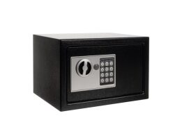 Ηλεκτρονικό χρηματοκιβώτιο με ψηφιακό κλείδωμα και κλειδί, 31x20x20 cm
