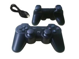Gamepad Χειριστήριο Παιχνιδιών για PS3 με Θύρα USB, σε Μαύρο χρώμα