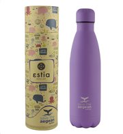 Estia Travel flask Save the Aegean Purple matte 750ml
