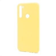 Θήκη Liquid Silicon inos Xiaomi Redmi Note 8 L-Cover Κίτρινο