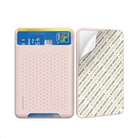 Θήκη Σιλικόνης Καρτών AhaStyle PT133-S για Smartphones Ροζ