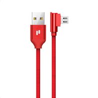 Καλώδιο Σύνδεσης USB 2.0 Puridea L23 USB A σε Micro USB 2.4A 1m Κόκκινο