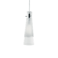 Ideal Lux Κρεμαστό Φωτιστικό Οροφής Μονόφωτο Kuky SP1 023021 Trasparente