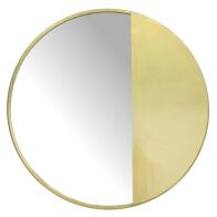 ArteLibre Καθρέπτης Μέταλλο 40x2.5x40cm Χρυσό