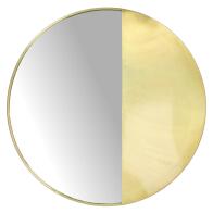 ArteLibre Καθρέπτης Μέταλλο 60x2.5x60cm Χρυσό