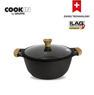 Cookin By Gruppe Αντικολλητική Κατσαρόλα 24cm ΚΕΤG24