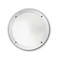 Ideal Lux Φωτιστικό Τοίχου Απλίκα Μονόφωτο Lucia-1 AP1 096667 E27 max 1 x 23W Λευκό