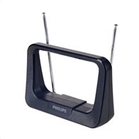 Philips SDV1226/GRS Κεραία τηλ. HDTV/4K/UHF/VHF/FM εσ. χώρου με ενισχυτή 28 dB & φίλτρο GSM-17x12cm