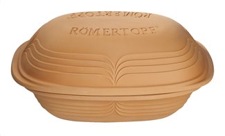 Romertopf Γάστρα - Πήλινο Σκεύος Παραλληλόγραμμο 35x22.5x16,5cm. Modern