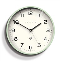 Newgate Αναλογικό Ρολόι Τοίχου Echo Number Three Quartz 37cm Ακρυλικό Πράσινο Ανοιχτό