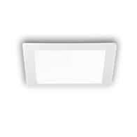 Ideal Lux Downlight Φωτιστικό Χωνευτής Τοποθέτησης Μονόφωτο Groove 10W Square 3000K 123981 10W Λευκό