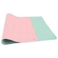 NOD XL Δερμάτινο mousepad διπλής όψης, ροζ-πράσινο μέντας, 800x345x1.8 NOD STATUS XL PINK-MINT GREEN