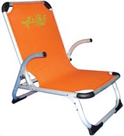 MyResort Καρέκλα Παραλίας Αλουμινίου Ψηλή Πλάτη, Πορτοκαλί