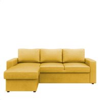 ArteLibre Καναπές Κρεβάτι Γωνιακός Sofia 220x155x81cm Melon