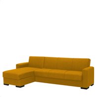 ARTELIBRE Καναπές Κρεβάτι Γωνιακός JOSE Μουσταρδί 270x165x84cm