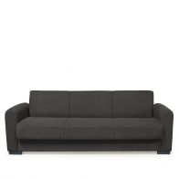 ARTELIBRE Καναπές Κρεβάτι Τριθέσιος HOMER Ανθρακί 226x78x78cm