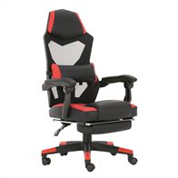 ArteLibre Καρέκλα Γραφείου Gaming Ιουλία PVC 63x67x113-121cm Κόκκινο