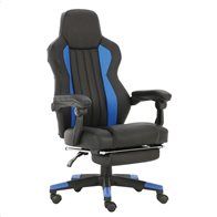 ArteLibre Καρέκλα Γραφείου Gaming Δώρα PU 64x71x113-121cm Μπλε