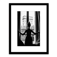 ArteLibre Πίνακας Σε Κορνίζα "Γυναίκα Σε Παράθυρο" 35x45x1.8cm