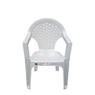ArteLibre  Καρέκλα Κήπου Πλαστικό 56x55x79cm Λευκό