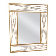 ARTELIBRE Καθρέπτης Τοίχου ARAVIR Χρυσό Μέταλλο/Γυαλί 65x2x80cm