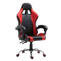 ES Μarket Καρέκλα Γραφείου Gaming Legend PVC 67x50x120-127cm Κόκκινο/Μαύρο