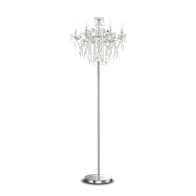 Ideal Lux Φωτιστικό Δαπέδου - Ορθοστάτης Πολύφωτο FLORIAN PT6 CROMO 179902