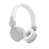 "Freedom Lit" Bluetooth® Headphones, On-Ear, Foldable, with Microphone, white