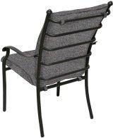 Velcο Καρέκλα Εξωτερικού Χώρου Αλουμινίου 60x61x52-95 Γκρι Μαύρο