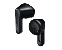 JVC Earbud Bluetooth Handsfree Ακουστικά με Αντοχή στον Ιδρώτα HA-A3T-B Μαύρο