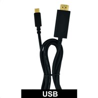 Heitech 09001491 Kαλώδιο USB Type-C σε 4Κ HDMI αρσενικό 1.8 m