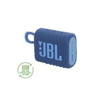 JBL GO3 Eco, Portable Bluetooth Speaker, Waterproof IP67, (Blue)