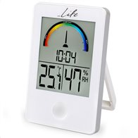 Life Θερμόμετρο & Υγρόμετρο Επιτραπέζιο Εσωτερικού Χώρου WES-101