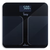 Izzy Ψηφιακή Ζυγαριά Balance Μαύρη 180Kg