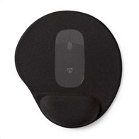 NEDIS Mousepad με μαξιλαράκι gel για την στήριξη του καρπού, MPADFG100BK