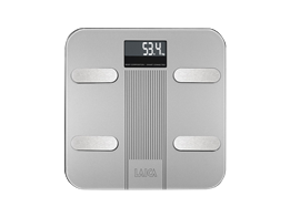 Laica Γυάλινη Ψηφιακή Ζυγαριά με Λιπομετρητή & Bluetooth 180kg PS 7005 Ασημί