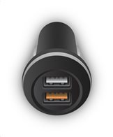 Crystal Audio Dual USB Mini Φορτιστής Αυτοκινήτου QC3.0