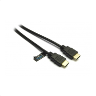 Καλώδιο Εικόνας G&BL High Speed HDMI With cable plug-plug L.3,0m / Hung Up