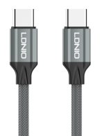 LDNIO καλώδιο USB-C σε USB-C LC441C 65W PD 1m γκρι